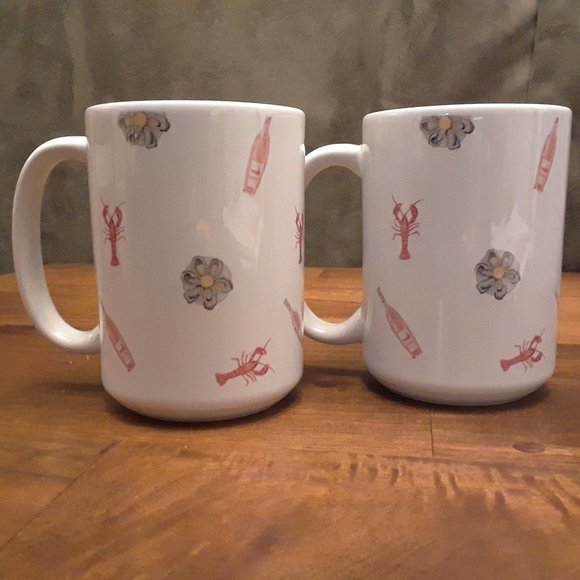16oz Nautical Mugs - Set of 2 (NWOT) - Picture 3 of 8